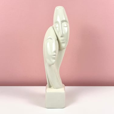 Slim Ceramic Lovers Statue (2 Available, Sold Separately) 