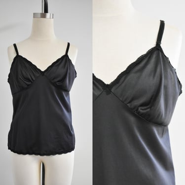 1980s Black Camisole 