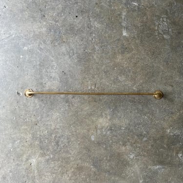 Antique Brass Bathroom 31” Salvaged Towel Bar 