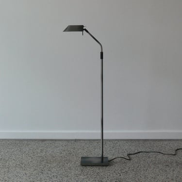 Modern Brushed Metal Robert Sonneman for George Kovacs Floor Lamp 