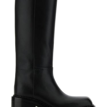 Prada Women Black Leather Boots