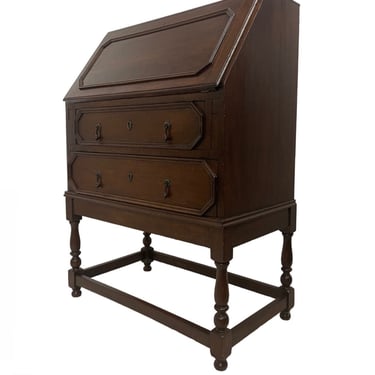 Free Shipping Within Continental US - Vintage Jacobean Style Dresser Cabinet Storage Drawers 