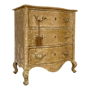 Lillian August for HIckory White Gustavian Style Mila Swedish Chest of Drawers