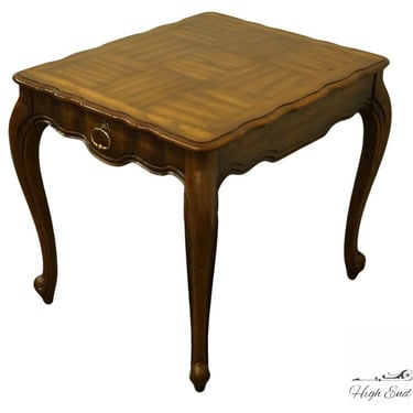 Weiman Furniture Country French Provincial 23x27" Accent End Table W. Parquet Top 29408 