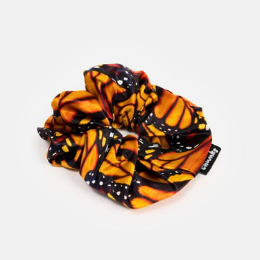 Silk Scrunchie in Large Monarch