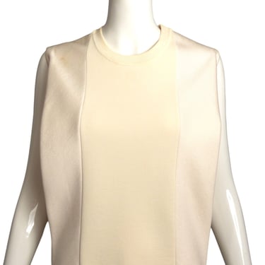 CELINE-Layered Knit Vest, Size 8