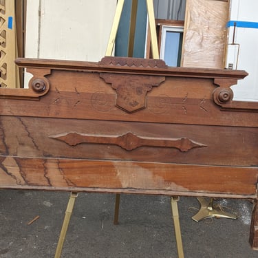 Wooden Full Size Footboard.