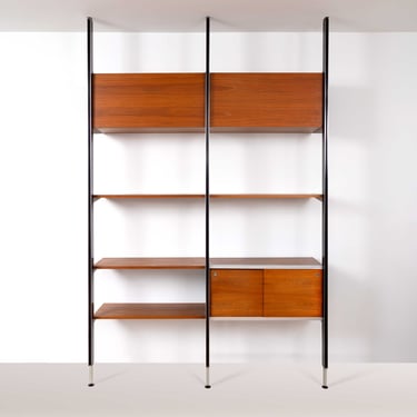 Vintage George Nelson Comprehensive Shelving Storage System Circa 1960s 