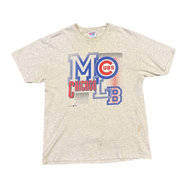 (L) 1993 Grey Chicago Cubs MLB T-Shirt 041422 JF