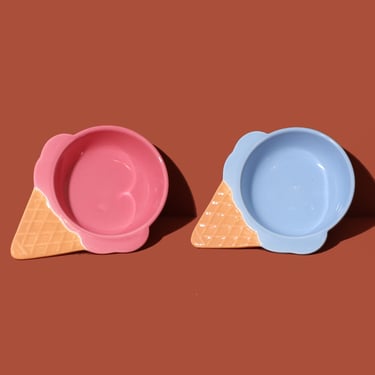 Ice Cream Bowls, Cute Bowls, Vintage Ice Cream Dish 