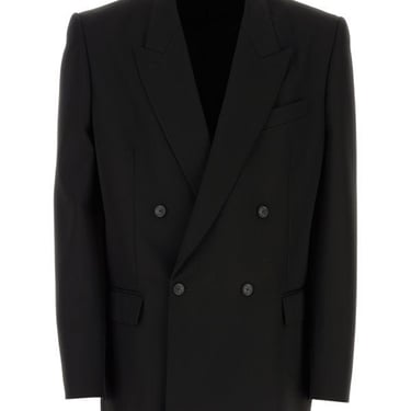 Balenciaga Man Black Wool Oversize Blazer