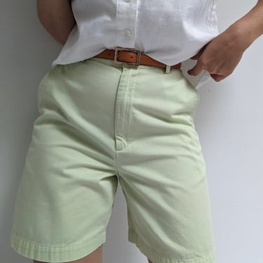 Vintage Avocado Cotton Shorts