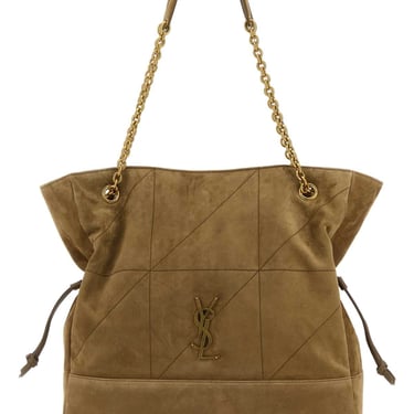 Saint Laurent Women Biscuit Suede Jamie 4.3 Shopping Bag