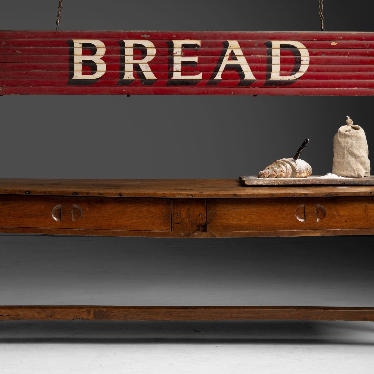 Bread Sign / Oak Prep Table | Obsolete - Culver City, CA | ATTIC
