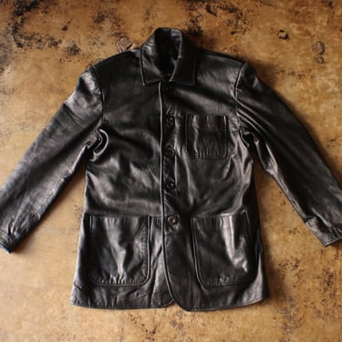 1940's VINTAGE GOATSKIN Leather Jacket / Field & Stream