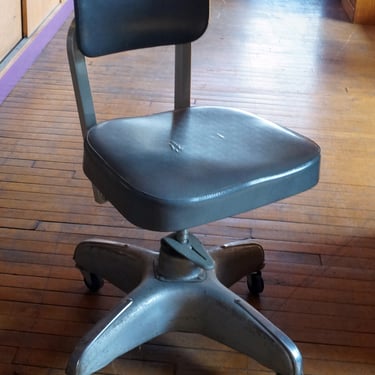 Cole-Steel Metal Industrial Rolling Chair