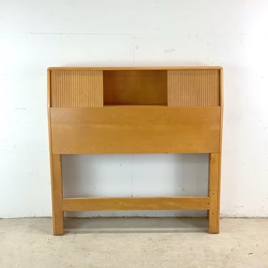 Mid-Century Storage Headboard by Heywood-Wakefield 