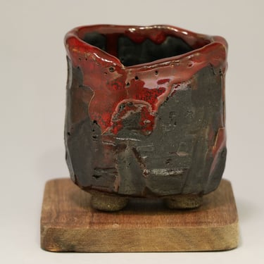 Handcrafted Pottery Many Uses -Standalone -Succulent Pot -Bonsai Pot -Fine Ceramic Ware - Original Clay Art -Small Batch Handbuilt Pottery 