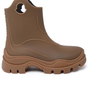 Moncler Woman Moncler 'Misty' Black Pvc Rain Boots