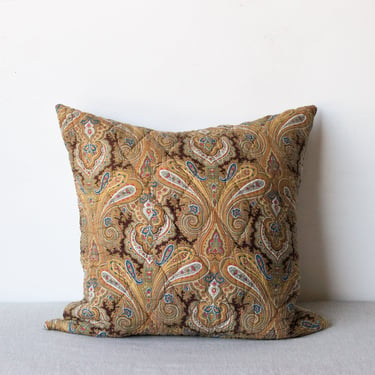 Limited Edition Quilted Boutis Pillow Cover | Petite Paisley
