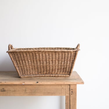 Vintage French Laundry Basket