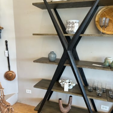 Ander Bookcase in Light Burnt Oak from Arhaus
