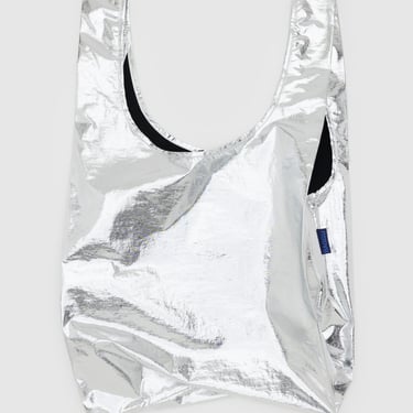 Standard Baggu in Metallic Silver