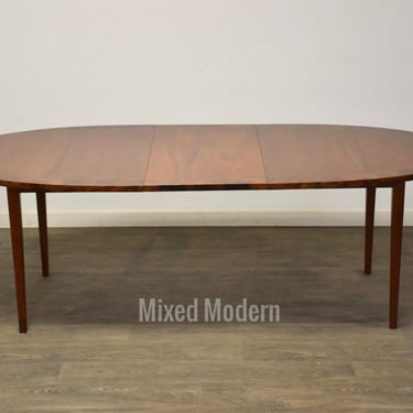 Cherry and Burl Oval Table by Directional 
