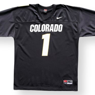 Vintage 90s Nike University of Colorado Buffaloes Home Team Football Jersey Size XL 