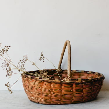 Vintage Mushroom Basket