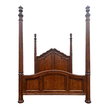 European Tuscan Style Cherry Four Poster Bed - Queen Size 