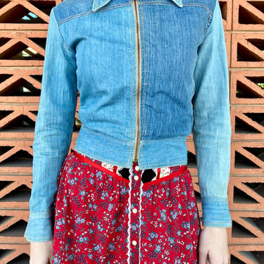 Blue Monday 70's Patchwork Denim Jacket