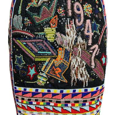 Pucci 2014 Heavily Beaded &quot;1947&quot; Commemerative Skirt, New/Old