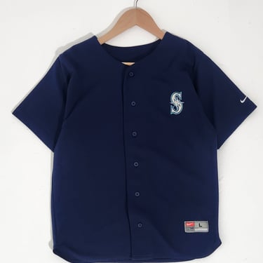 Vintage Nike Y2k Seattle Mariners Ichiro Jersey Sz. L