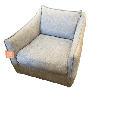 Berhardt Jolie 360 Swivel Chair in Grey Flannel - BT154-14