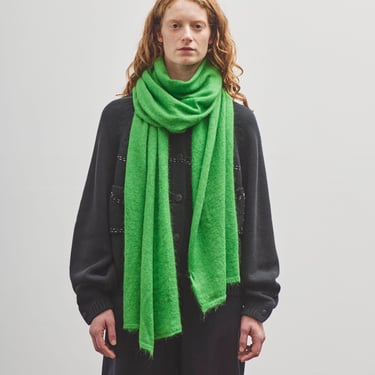 Cordera Alpaca & Suri Scarf, Bright Green