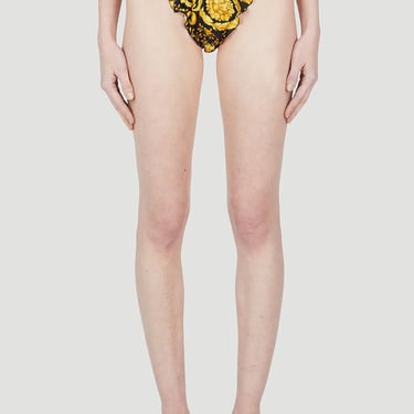 Versace Women Ruffle Barocco Briefs