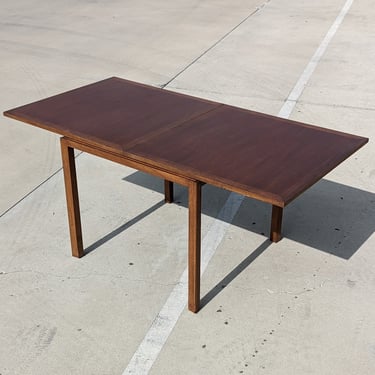 Vintage Edward Wormley for Dunbar Dining Table | Walnut | Expandable | Mid Century | MCM | Unique | Great For Small Space! 