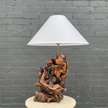 Mid-Century Modern Free-Form Root Table Lamp, c.1960’s 
