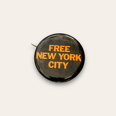 Vintage 1960’s Free New York Mailer-Breslin Campaign Pin