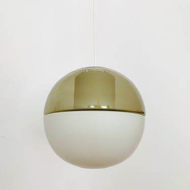 Mid-Century Modern Glass Pendant Lamp by Wilhelm Wagenfeld for Peill and Putzler | 1950s 