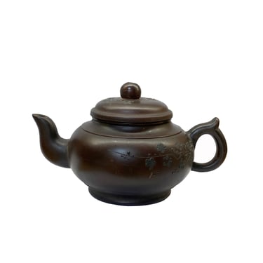 Chinese Handmade Yixing Zisha Clay Teapot With Artistic Accent ws2278E 