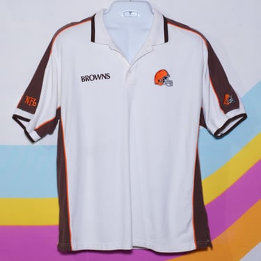 Vintage Cleveland Browns NFL Polo Shirt | XL | 15 