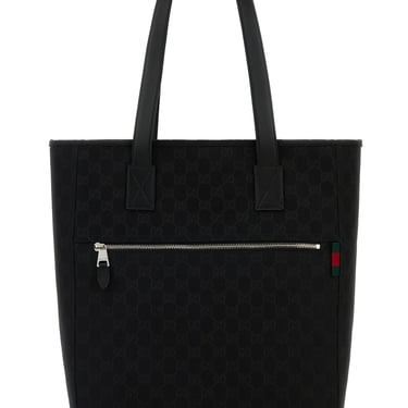 Gucci Men Gg Fabric Shopping Bag
