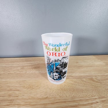 Vintage Ohio Souvenir Glass 