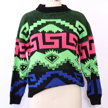 Neon Power Slouchy Sweater M/L