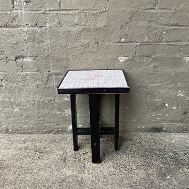 Pink Tile Table