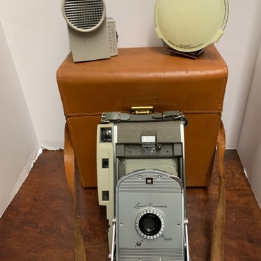 1970s Land Camera The 800 Case with Accessories 