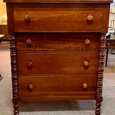 Item #DMC4 Solid Cherry Chest of Drawers by Davis c.1950