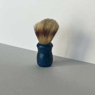 Vintage Blue Shaving Brush, Wooden Shaving Brush, Natural Bristle Shaving Brush, Gift For Him, Vintage Shaving Supplies, Shaving Brush 